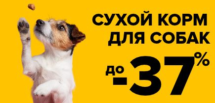 СКИДКА на сухой корм для собак